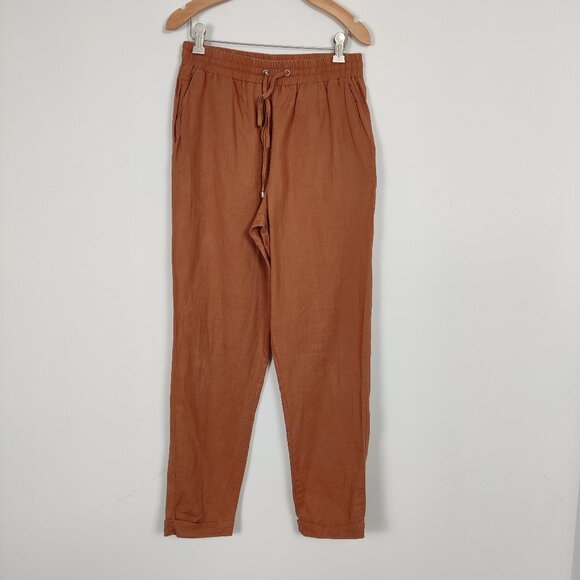 Koton Women's Pull-on Pants in Brown Size EU 38 Lightweight Summer Beach - Picture 1 of 10